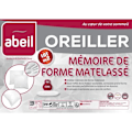 Pikkukuva 3 / 4: ABEIL Setti 2 tikattua Memory Foam -tyynyä - 60x60 cm - Valkoinen Vit