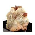 Miniatyrbillede 2 af 4: Wulfenit + Baryt 218,5 karat