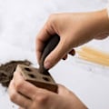 Miniatyrbillede 2 af 4: DIY røgelse - Træform til 4 kogler + Supreme Sandeltræ Pulver kastanj