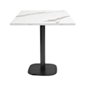 Miniatyrbillede 1 af 4: Bord 70 x 70 cm - Rund hvid marmor model Vit
