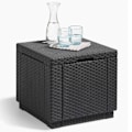 Miniatyrbild 2 av 4: Keter Graphite Cube Storage Ottoman 213816 422801 Grafitgrå