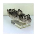 Miniatyrbillede 5 af 6: Sten og mineraler. Kvarts + Epidot. 5530,0 øre. (1,1 kg) Caetité, Bahia, Brasilien.