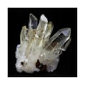 Miniatyrbillede 2 af 2: Sten og mineraler. Kvarts + siderit. 213,0 øre. Vizille, Isère, Frankrig..