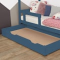 Miniatyrbild 2 av 4: Sänglåda 80 x 180 BUDDY - marinblå Blå