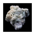 Miniatyrbillede 2 af 2: Sten og mineraler. Albit + Byssolite. 97,0 ct. Saint-Véran, Hautes-Alpes, Frankrig.