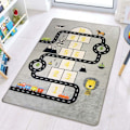 Pikkukuva 4 / 4: CIRCUIT Marelle Grey matto, koko: 80x150 Grå