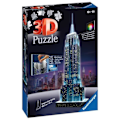 Miniatyrbillede 2 af 6: 3D Empire State Building oplyst puslespil - Ravensburger - 216 brikker - Farve LED'er - fra 10 år og opefter Flerfärgad