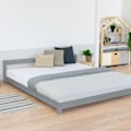 Miniatyrbillede 2 af 4: Dobbeltseng skandinavisk COMFY 180 x 200 grå Grå