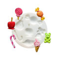 Miniatyrbild 2 av 3: Silikonform - DTM kreativa hobbies - Mini godisform - 7 cm - 6 former - Non-stick Rosa