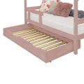 Miniatyrbillede 1 af 4: Sengeskuffe 90 x 200 med BUDDY boxspring - pastel pink Rosa