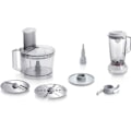 Miniatyrbillede 3 af 5: BOSCH MultiTalent3 multifunktionsrobot - Hvid - 800 W - 2 hastigheder og puls - 2,3 L røreskål - 1 L røreskål - 2 skiver