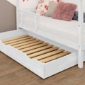Miniatyrbillede 1 af 4: Rulleskuffe opbevaring eller seng - hvid til seng 70 x 160 cm Vit