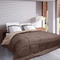 Pikkukuva 2 / 2: HUDSON kevyt mikrokuitupeitto 200g/m² 140x200cm Taupe & pellava Taupe / Linne