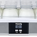 Miniatyrbillede 6 af 6: Yaourtière HKOENIG - ELY120 - Kapacitet 12 potter á 160ml - Programérbar op til 15 timer - 15W Rostfritt stål
