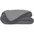 Pikkukuva 1 / 2: HUDSON kevyt mikrokuitupeitto 200g/m² 240x260cm harmaa ja hopea