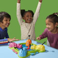 Miniatyrbillede 5 af 6: Gluttonous Hippos, børnebrætspil, brætspil, fra 4 år, for 2 til 4 spillere, Hasbro Gaming Flerfärgad