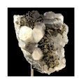 Miniatyrbillede 2 af 5: Sten og mineraler. Calcit, Pyrit, Fluorit. 1515,5 ct. El Hammam Mine, Meknes, Marokko.