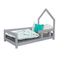 Miniatyrbillede 1 af 4: Lit cabane enfant POPPI 120 x 190 grå 1 Grå