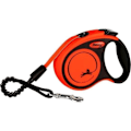 Pikkukuva 1 / 6: TRIXIE flexi XTREME hihnahihna - Koko XS - 3m - Musta ja oranssi svart/orange