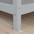 Miniatyrbillede 2 af 4: 4 sengeben 10 cm FOD lysegrå Grå