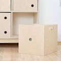 Miniatyrbild 2 av 4: Lackerad DICE förvaringsbox 1 Beige
