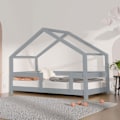 Miniatyrbillede 3 af 4: Lit cabane enfant LUCKY 90 x 200 grå Grå
