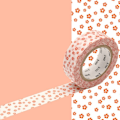 Pikkukuva 1 / 2: Masking Tape MT punaiset kukat valkoisella taustalla - neijiriume shu Röd