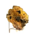 Miniatyrbild 2 av 6: Stenar och mineraler. Fluorit, Kalcit, Pyrit. 1374,5 ct. Villabona gruvor, Asturien, Spanien.