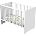Miniatyrbillede 1 af 2: Babyseng - 120 x 60 cm - Babyprice First - Hvidt træ Vit