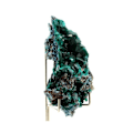 Miniatyrbillede 4 af 4: Sten og mineraler. Dioptase. 404,0 ct. Pimbi Hill, Mindouli, Congo.