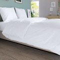 Miniatyrbillede 5 af 6: Drap housse DODO - 160x200 cm - Bomuld - Coutil 32 cm - Hvid Vit
