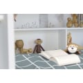 Miniatyrbillede 3 af 4: PARISOT børnekøjesenge - Eg og Shadow White indretning - Boksfjedre medfølger - 2 x 90 x 200 cm - JIM Vit