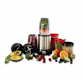 Miniatyrbillede 3 af 6: Blender - RUSSELL HOBBS - Nutri Boost 23180-56 - 700 W røremaskine - 15 tilbehør - 3 skåle (700 ml) - 2 skåle (350 ml) Rustfrit stål og sort