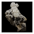 Miniatyrbild 1 av 4: Stenar och mineraler. Baryt, Kalcit. 1989,5 ct. Saint-Péray, Ardèche, Frankrike.