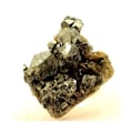 Miniatyrbillede 2 af 3: Sten og mineraler. Pyrit. 165,0 øre. Saint-Pierre-de-Mésage, Isère, Frankrig..