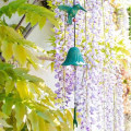 Miniatyrbillede 3 af 4: Støbejerns vindlegetøj - Grøn og guld kolibri