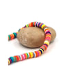 Miniatyrbillede 2 af 2: Heishi Beads - Creative Seed - 1750 Pastel Beads - 6 mm - Multicolors - Ideel til smykker Flerfarvede