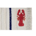 Miniatyrbillede 4 af 4: Maskinvaskbart beige tæppe med frynser Mini Lobster XS Lorena Canals - 80x140cm - Beige