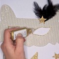 Miniatyrbillede 3 af 4: Glitterlim - blå Blå