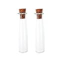 Pikkukuva 1 / 2: 2 mini-putkiloa korkkitulpalla Transparent
