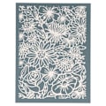 Miniatyrbillede 1 af 3: Sculpey Screen Print Stencils - Blomster Blå