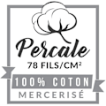 Pikkukuva 3 / 4: Bolster Case 85x185 cm Percale Lin Linné