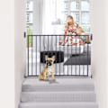 Pikkukuva 2 / 3: DREAMBABY ARIZONA EXTENDA turvaportti - Ruuvattava - L 68/112 cm - Avautuu molempiin suuntiin - Harmaa Grå