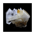 Miniatyrbillede 2 af 2: Sten og mineraler. Ame Quartz + Calcit. 201,0 ct. Le Noirey, Saint-Jean-de-Maurienne, Savoie, Frankrig.