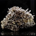 Miniatyrbillede 1 af 5: Sten og mineraler. Siderit, Kvarts, Pyrit. 6057,0 ct (1,2 kg). Saint-Pierre-de-Mésage, Vizille, Frankrig.
