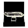 Miniatyrbillede 1 af 3: Sten og mineraler. Bittermineret kvarts. 61,8 ct. Freney d'Oisans, Bourg d'Oisans, Frankrig..