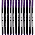 Miniatyrbillede 1 af 4: Stylus Fineliner - Colortime - Violet - 12 stk. - Tykkelse 0,6-0,7 mm - Vandbaseret blæk Lila