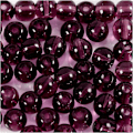 Miniatyrbillede 1 af 2: Glaspers - Mix - Lilla - 4 mm - 45 stk - Transparent Lila