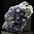 Miniatyrbillede 4 af 4: Sten og mineraler. Fluorit. 932,5 øre. Yanci, Igantzi, Navarra, Spanien.