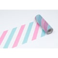 Pikkukuva 1 / 2: Masking Tape MT Casa Shade Erityinen Lasi 15 cm Raidallinen vaaleanpunainen ja sininen